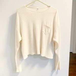 Ivory Cropped Sweater